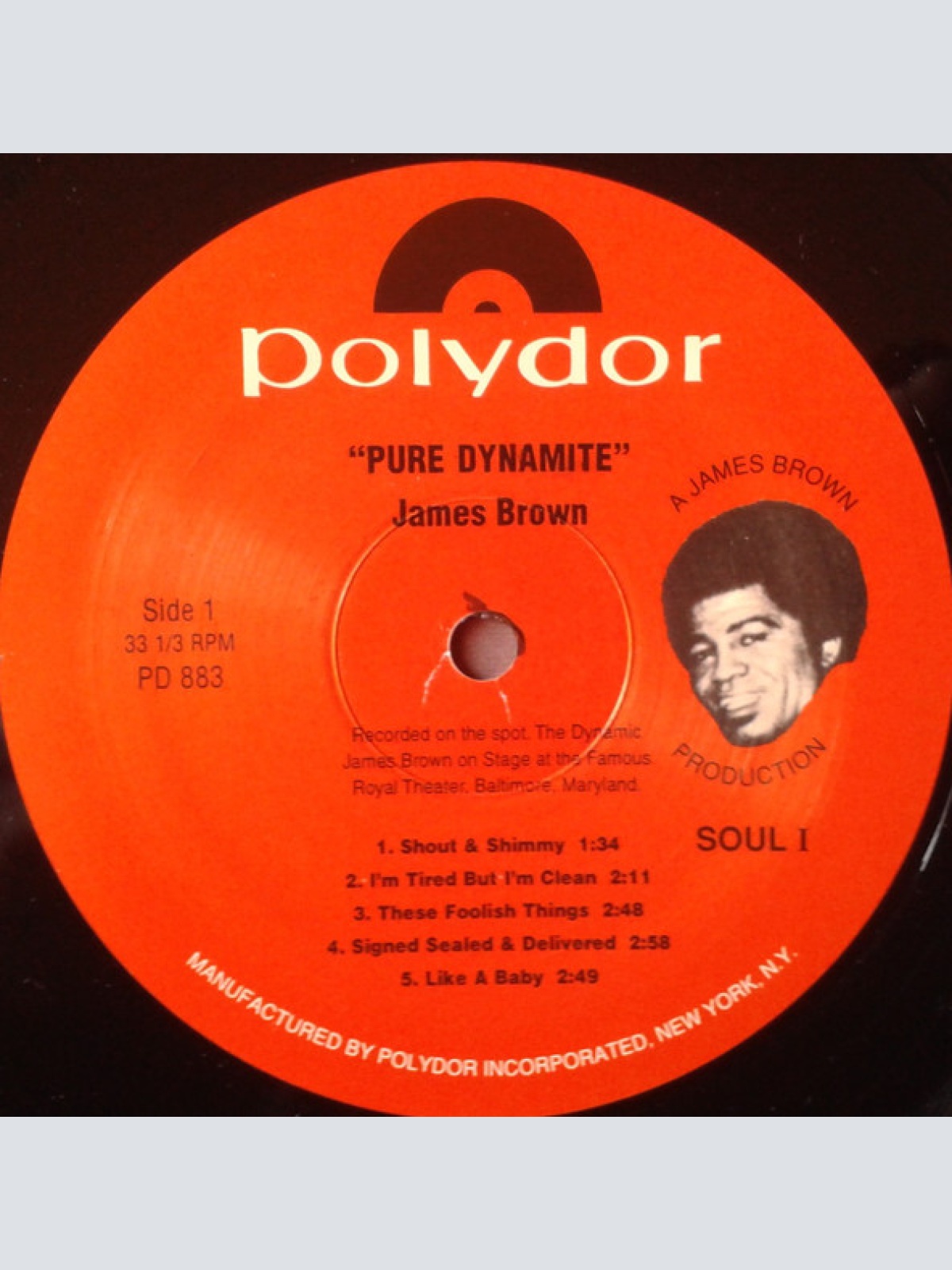 Vinyl / James Brown - Pure Dynamite!