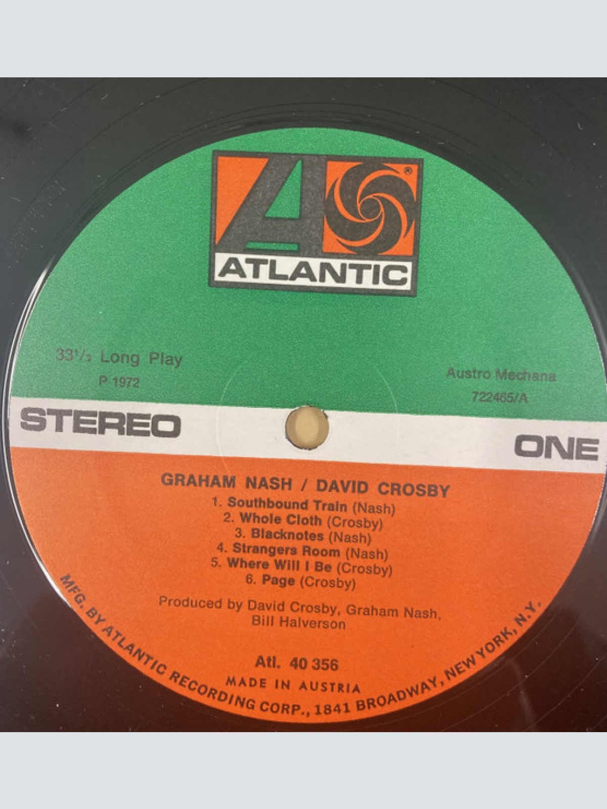 Vinyl / Graham Nash & David Crosby* - Graham Nash / David Crosby