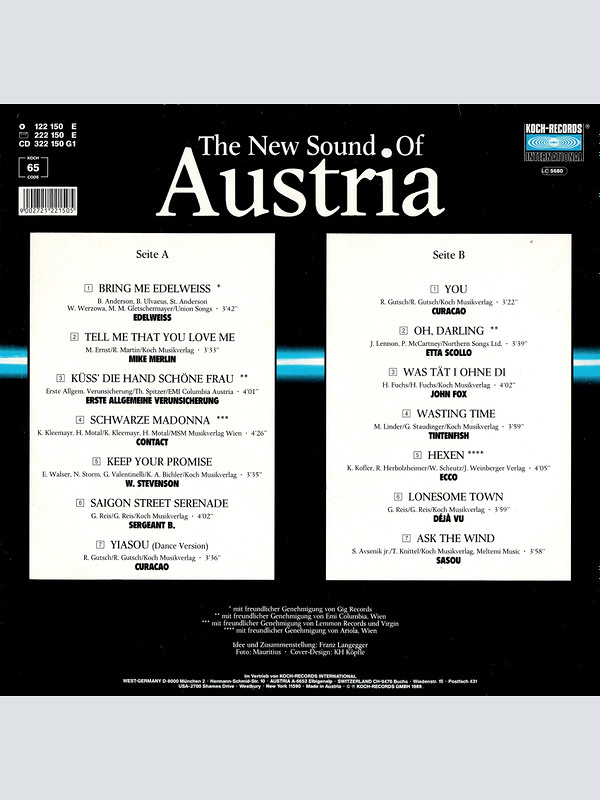 Vinyl / Various - The New Sound Of Austria