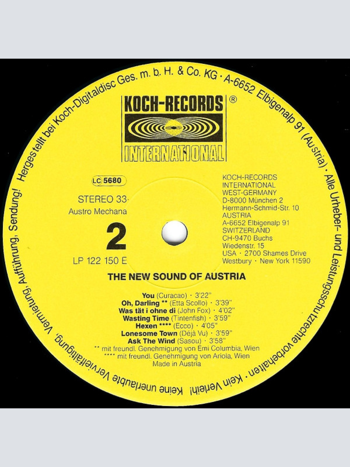 Vinyl / Various - The New Sound Of Austria