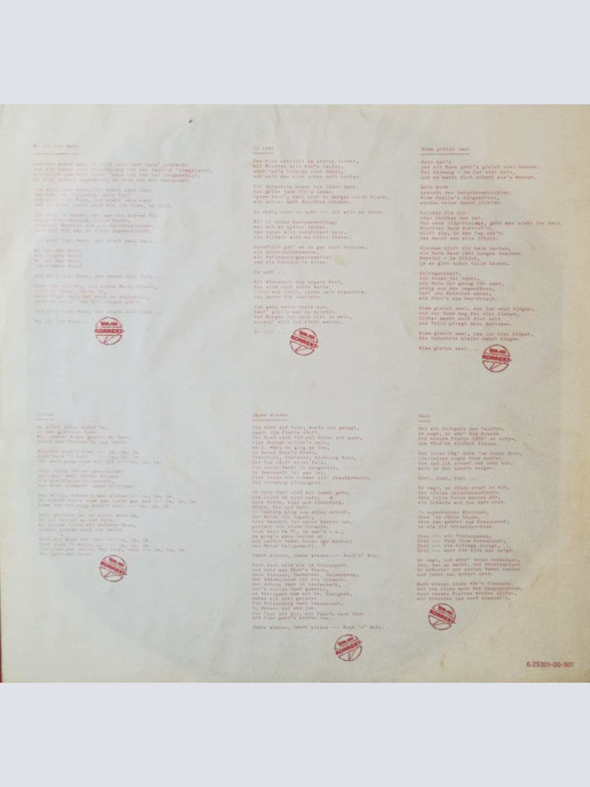 Vinyl / Vera Kaa - Korrekt