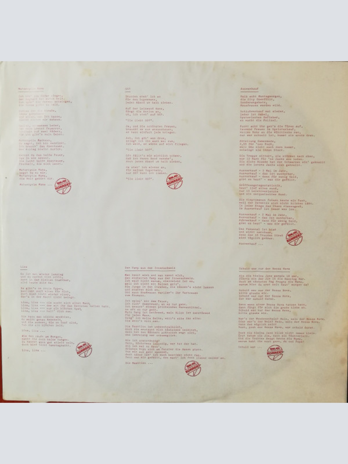 Vinyl / Vera Kaa - Korrekt