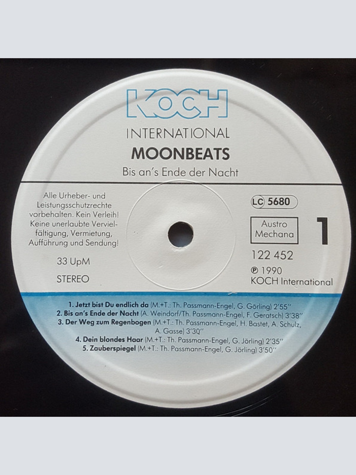 Vinyl / Moonbeats - Bis Ans Ende Der Nacht