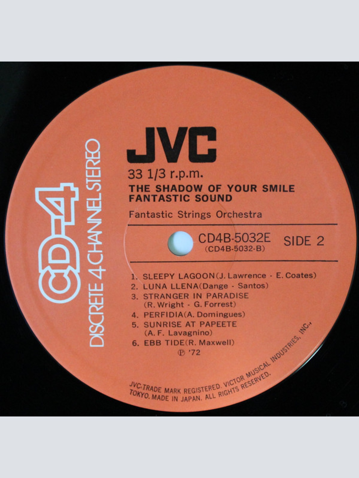 Vinyl / Fantastic Strings Orchestra - The Shadow Of Your Smile (Fantastic Sound)