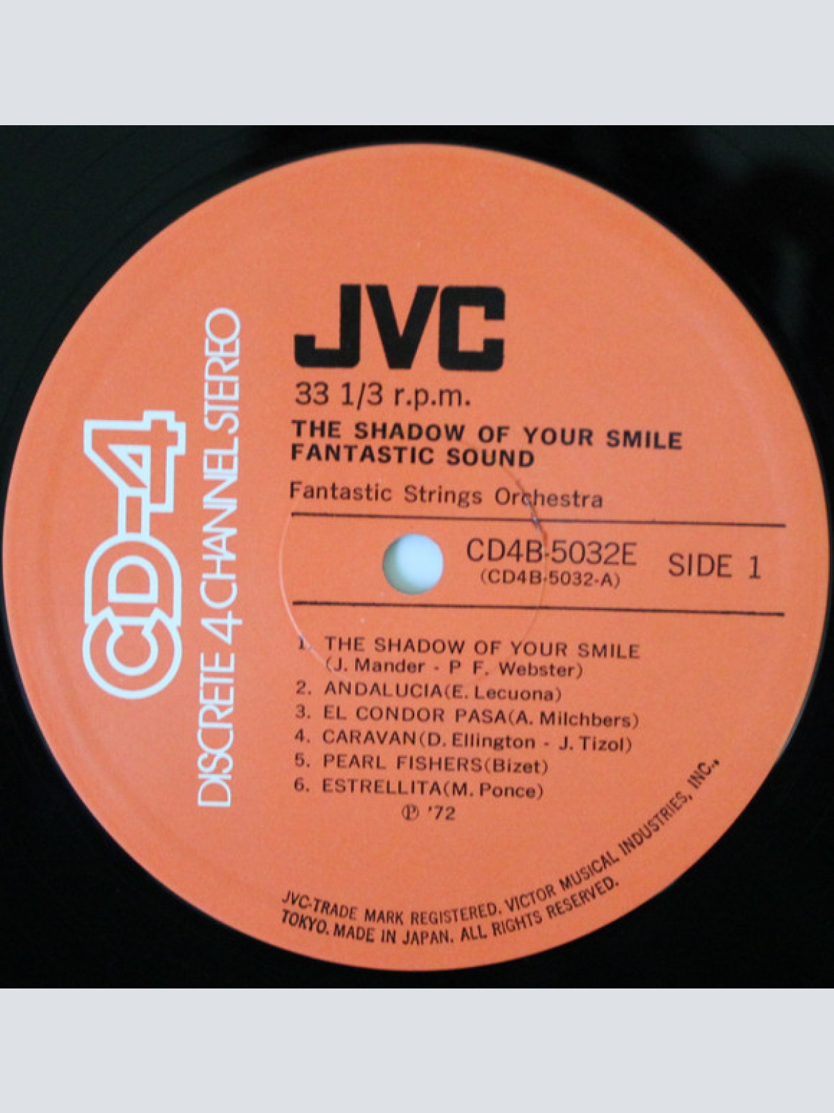 Vinyl / Fantastic Strings Orchestra - The Shadow Of Your Smile (Fantastic Sound)