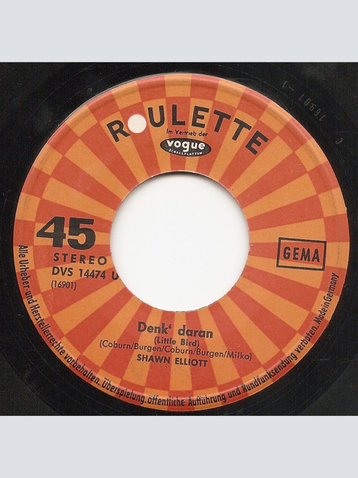 Vinyl / Shawn Elliott - Matilda / Denk Daran (Little Bird)