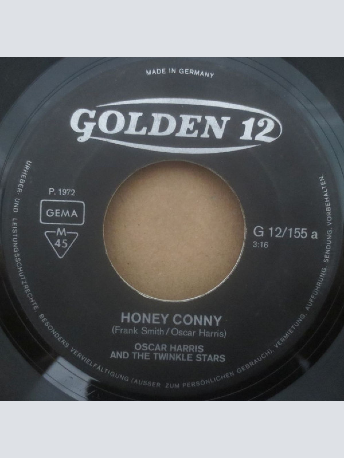 Vinyl / Oscar Harris & The Twinkle Stars* - Honey Conny