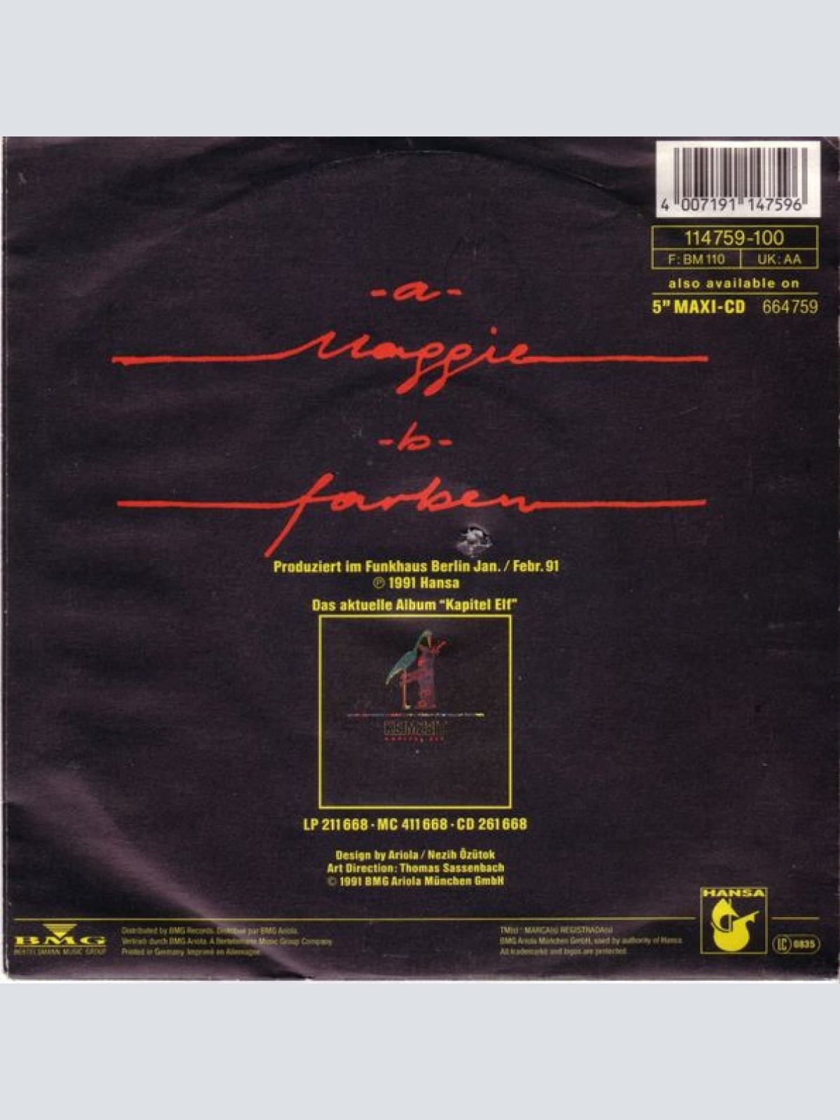 Vinyl / Keimzeit - Maggie