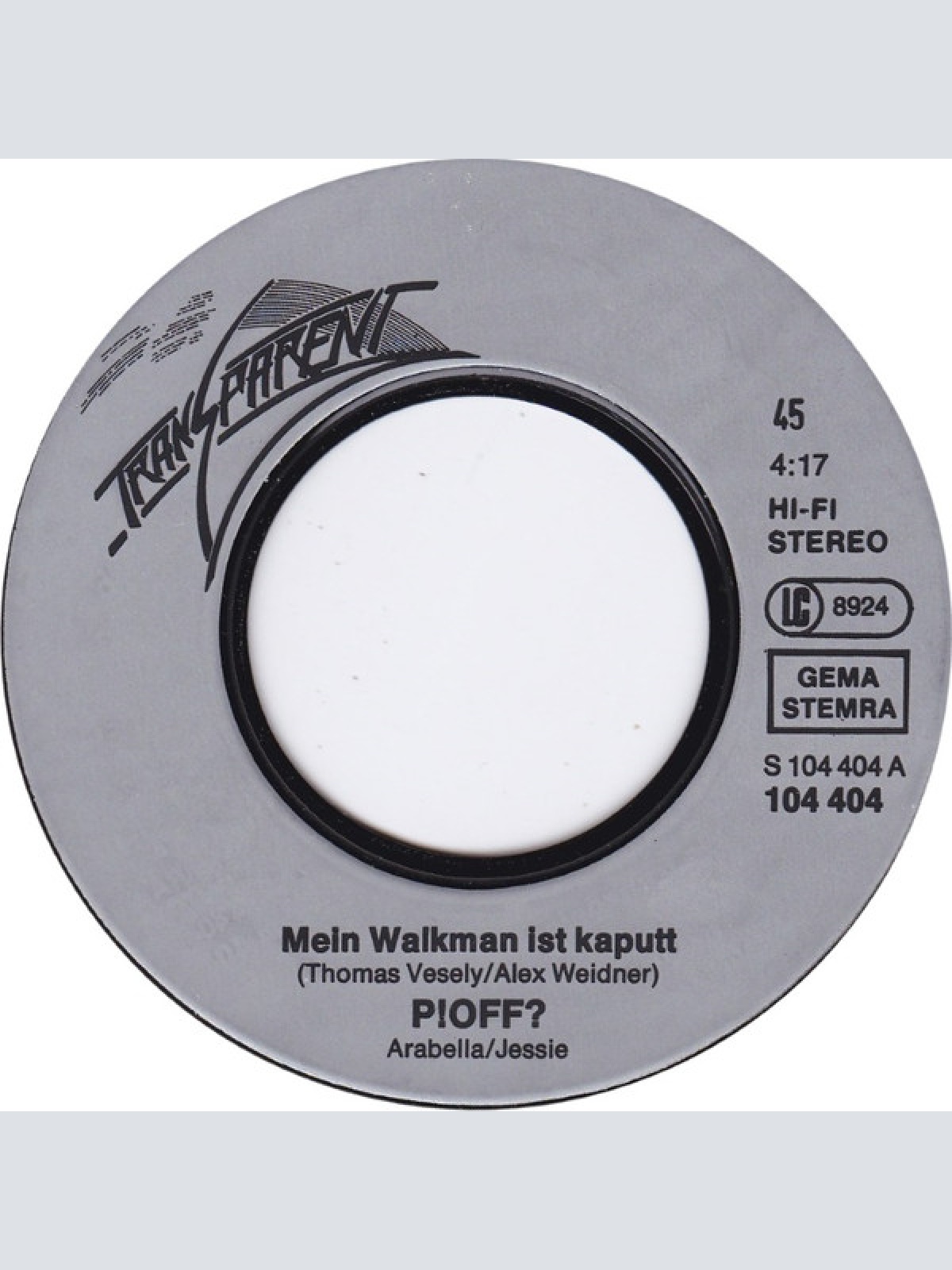 Vinyl / P!OFF? - Mein Walkman Ist Kaputt & Ich Kann Kein Französisch~Dansez