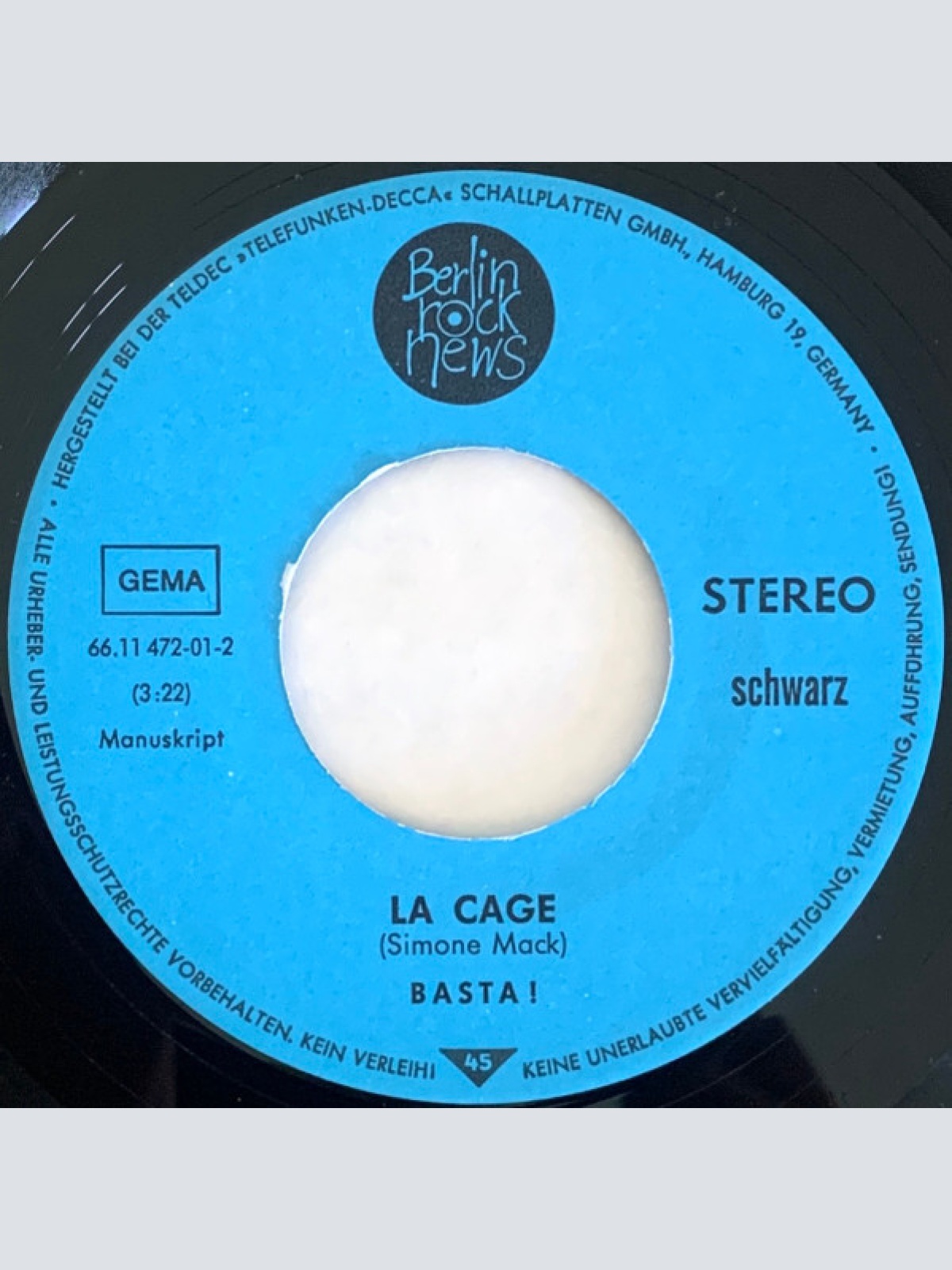 Vinyl / Basta (4) - Betriebsausflug / La Cage