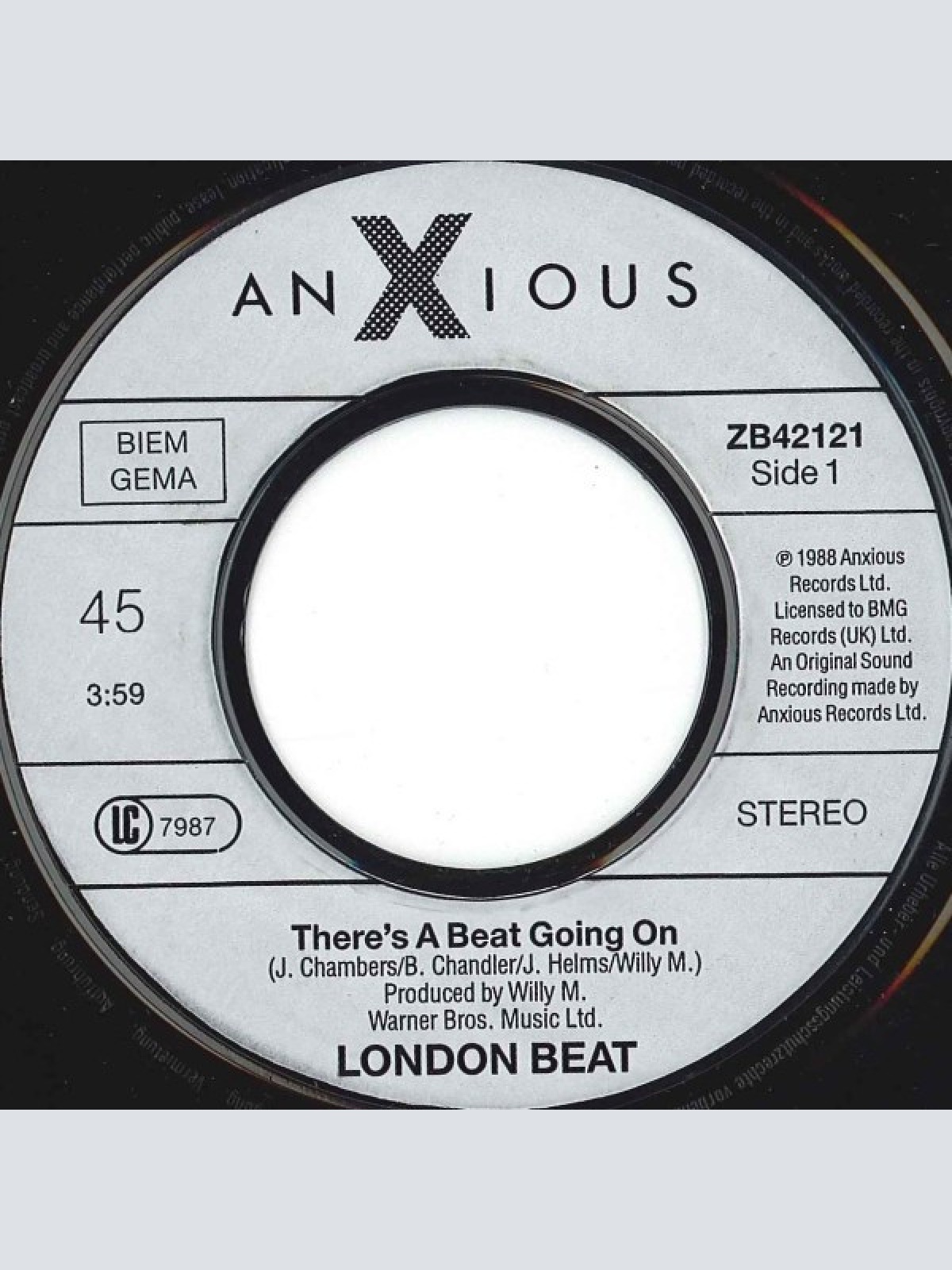 Vinyl / Londonbeat - There's A Beat Going On...