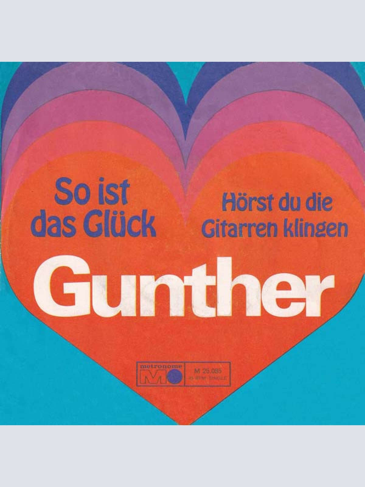 Vinyl / Gunther (6) - So Ist Das Glück / Hörst Du Die Gitarren Klingen