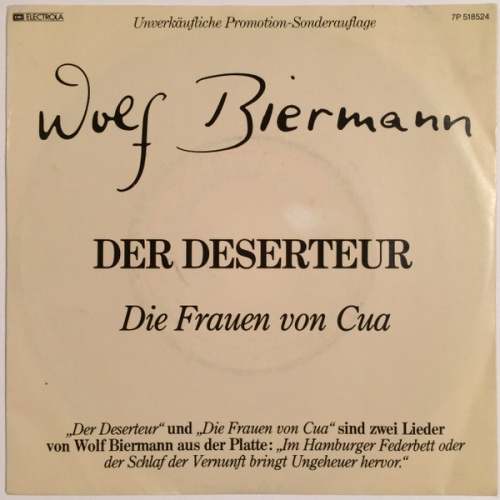 Vinyl / Wolf Biermann - Der Deserteur / Die Frauen Von Cua