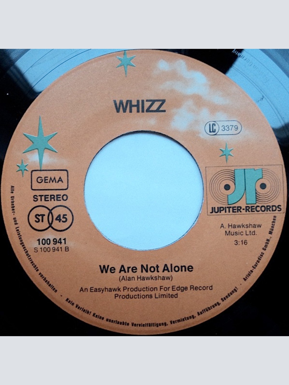 Vinyl / Whizz* - Here Comes Superman / We Are Not Alone