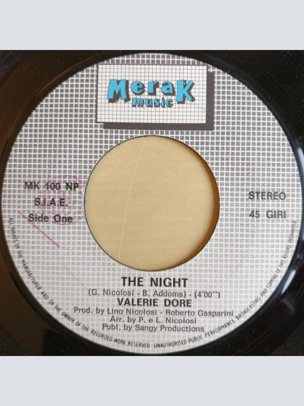 Vinyl / Valerie Dore - The Night