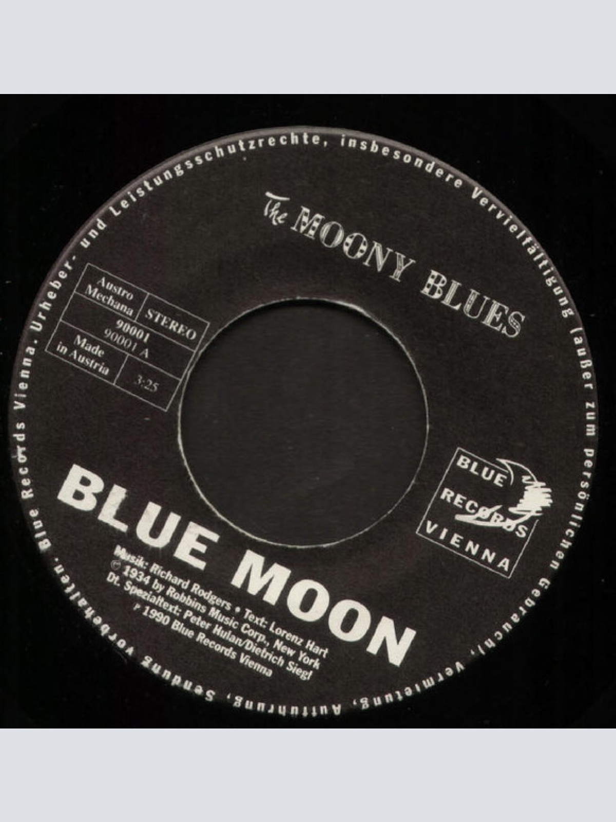 Vinyl / The Moony Blues - Blue Moon
