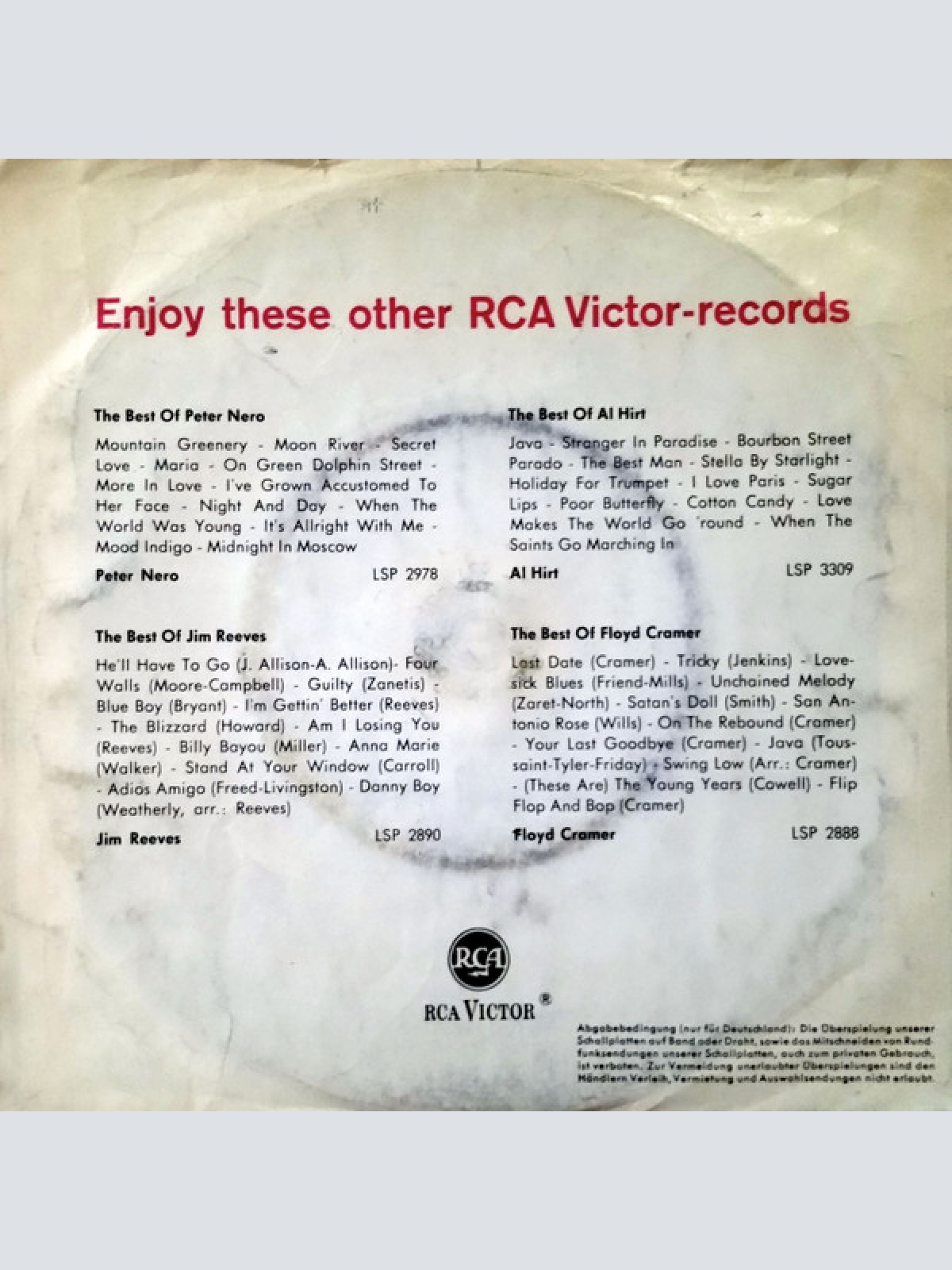 Vinyl / Claus Ogerman And His Orchestra* - La Bostella