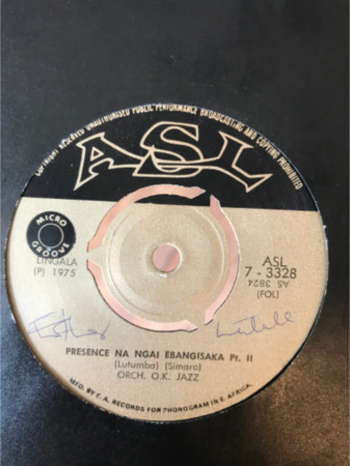 Vinyl / Orchestre T.P. O.K. Jazz* - Presence Na Ngai Ebangisaka 1 & 2