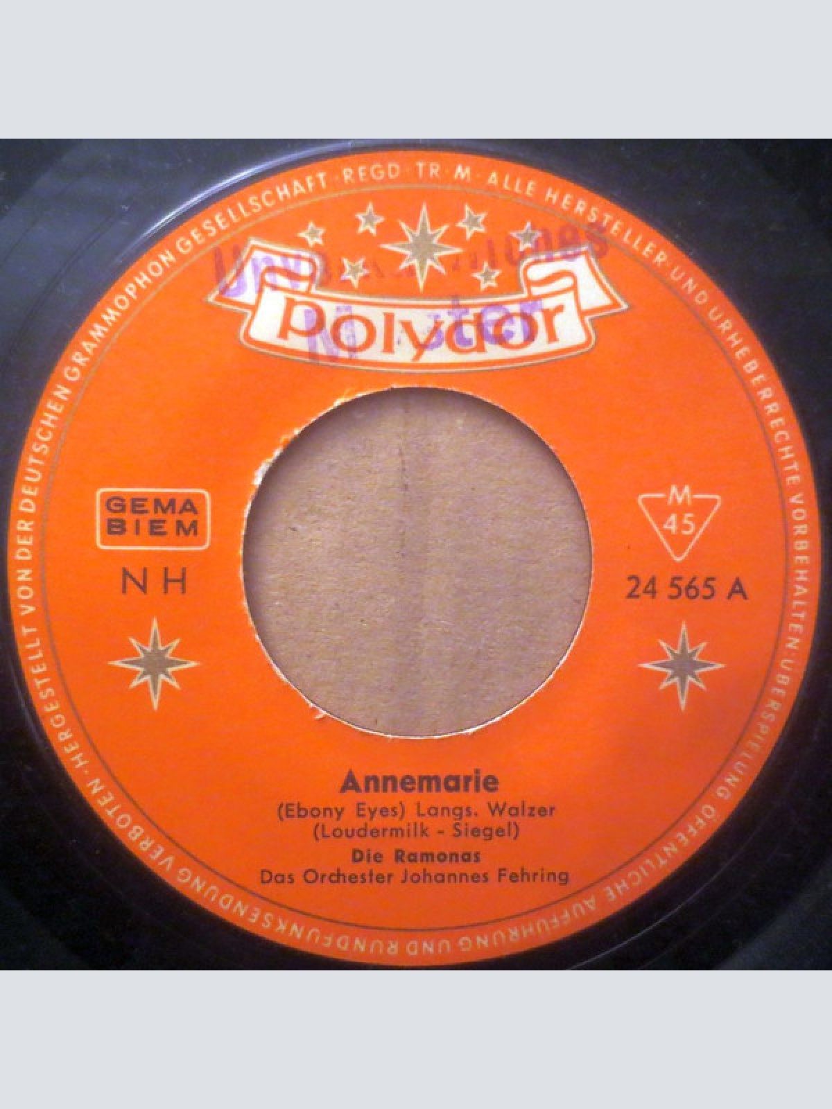 Vinyl / Die Ramonas (2) - Annemarie