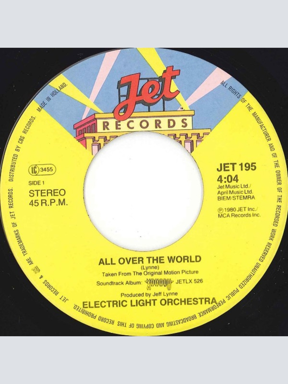 Vinyl / Electric Light Orchestra - All Over The World