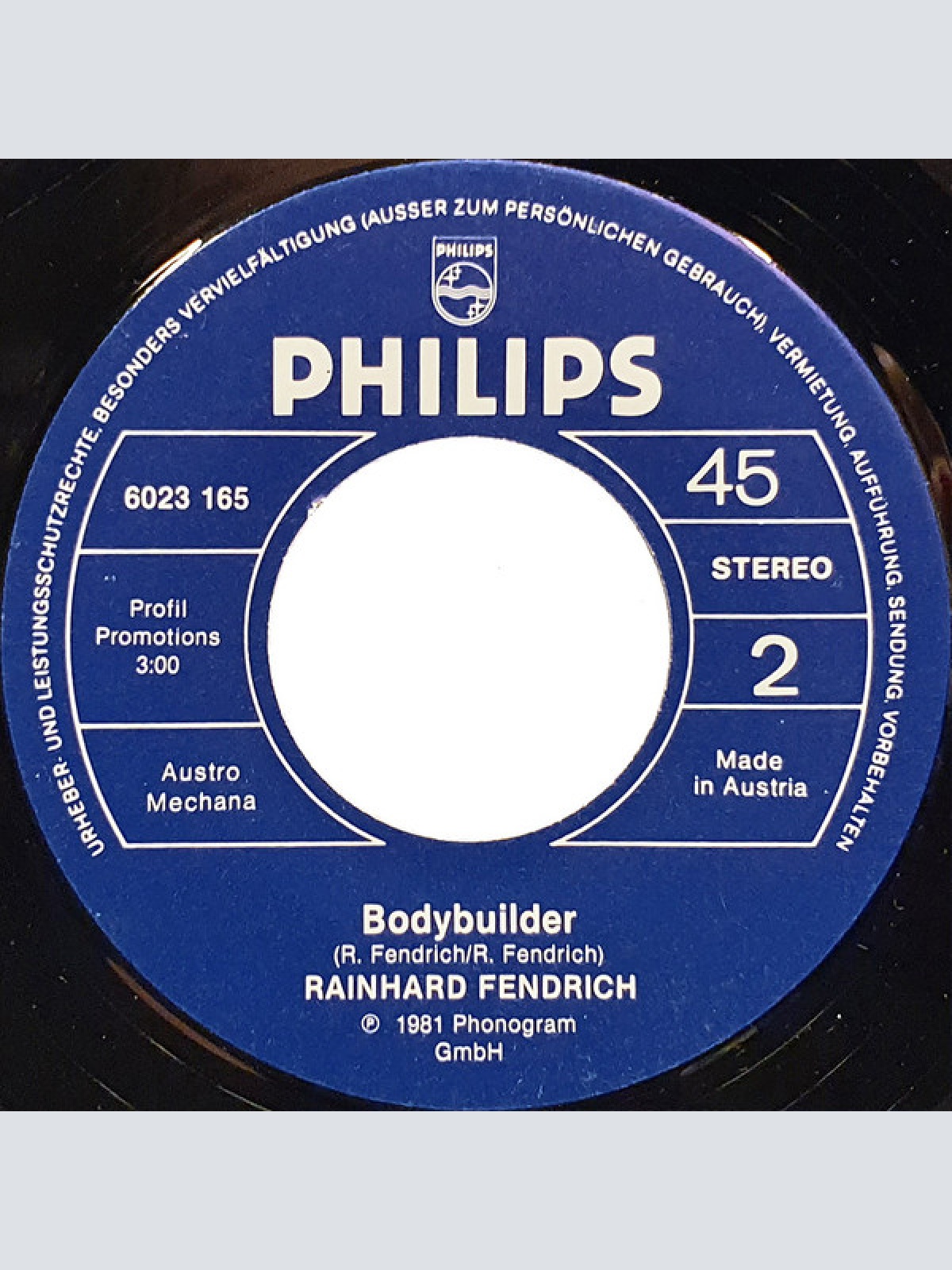 Vinyl / Rainhard Fendrich - Oben Ohne