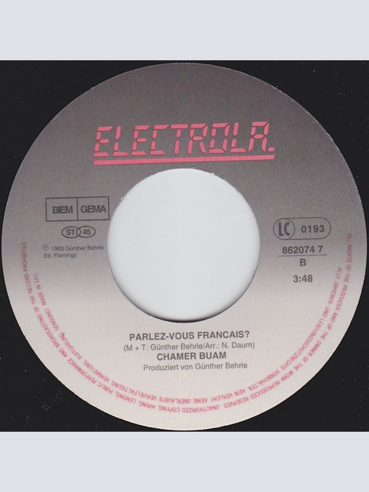 Vinyl / Chamer Buam - Vor Deiner Tür