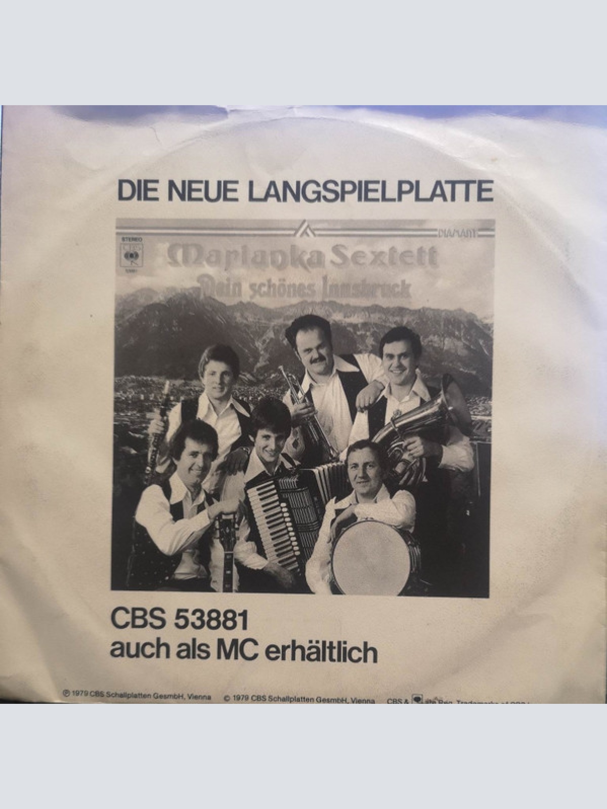 Vinyl / Marianka Sextett - Blondes Gretchen / Nimm Dir Ein Bisserl Noch Zeit