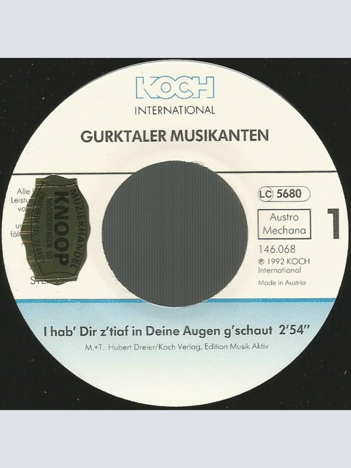 Vinyl / Gurktaler Musikanten - I Hab' Dir Z'tiaf In Deine Augen G'schaut