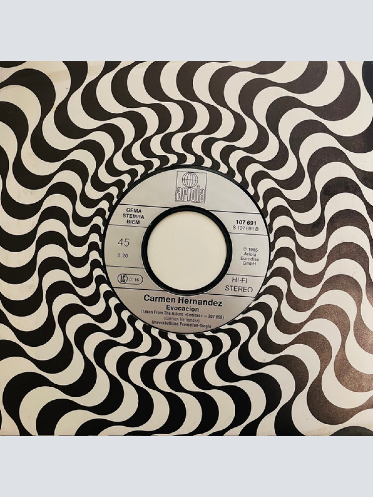 Vinyl / Carmen Hernandez* - Profundidad / Evocacion