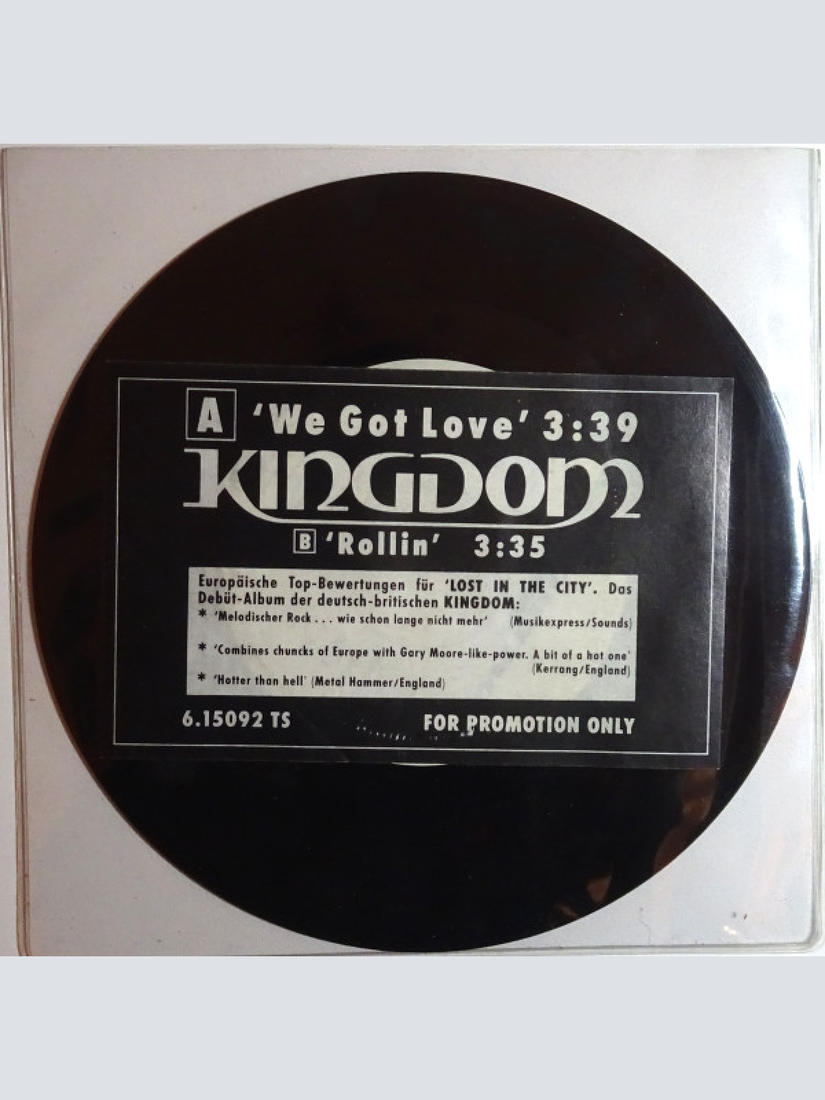 Vinyl / Kingdom (14) - We Got Love