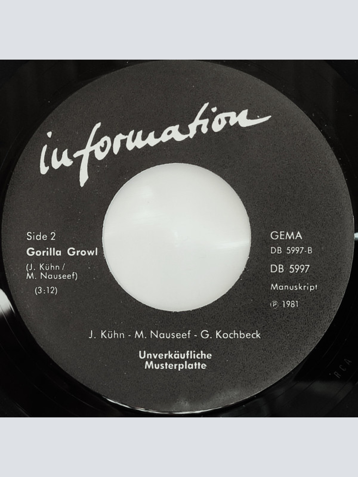 Vinyl / Information (4) - ...It's The Information You Need