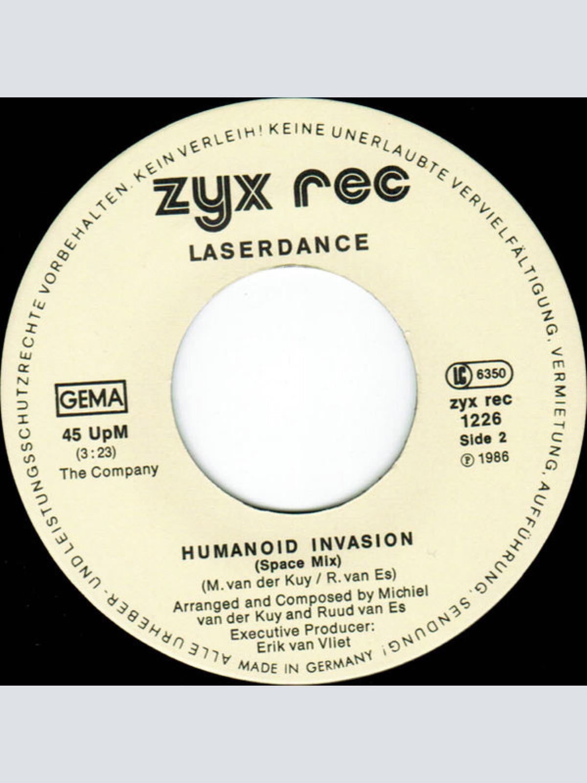 Vinyl / Laserdance - Humanoid Invasion