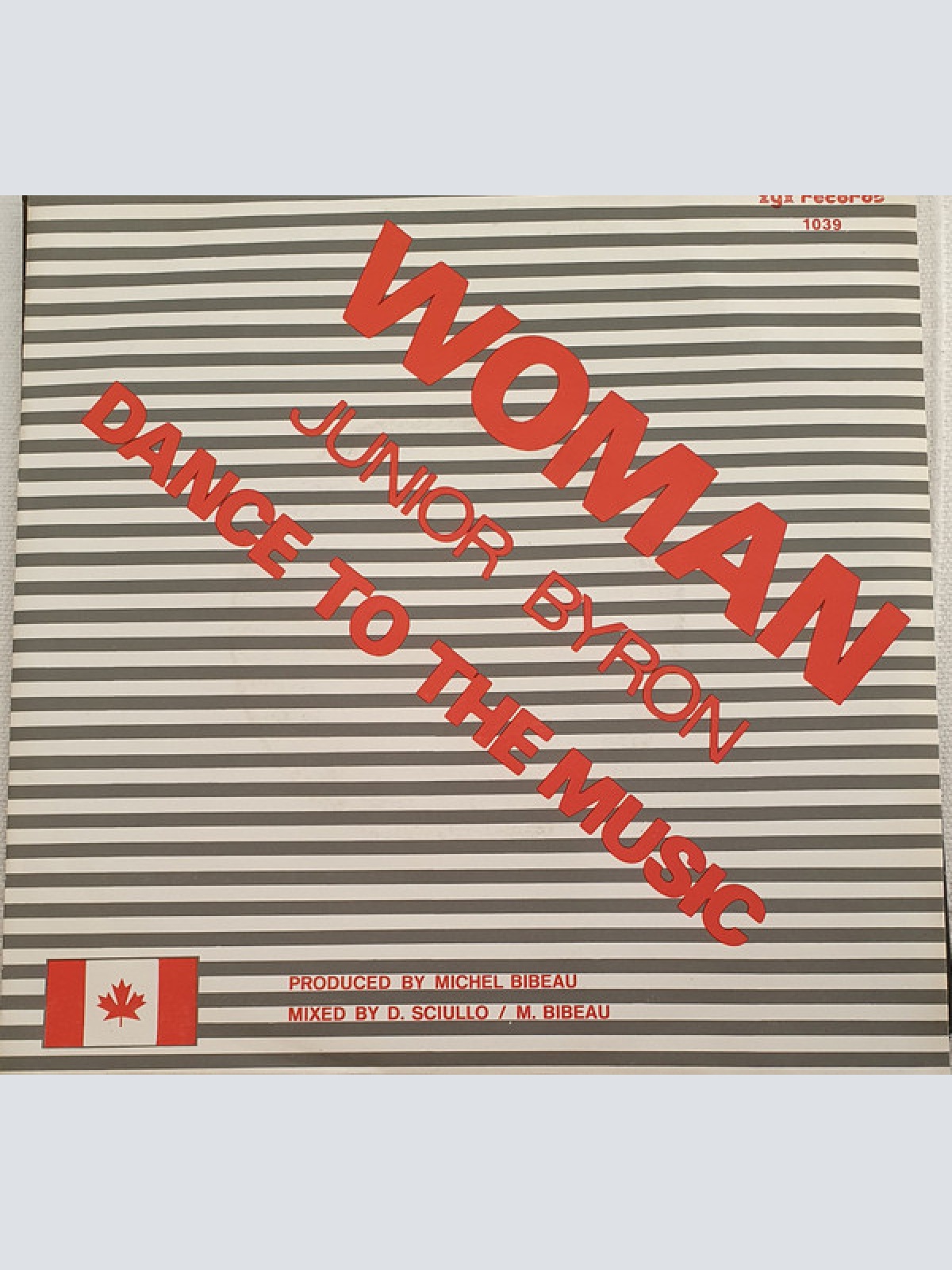 Vinyl / Junior Byron - Woman / Dance To The Music