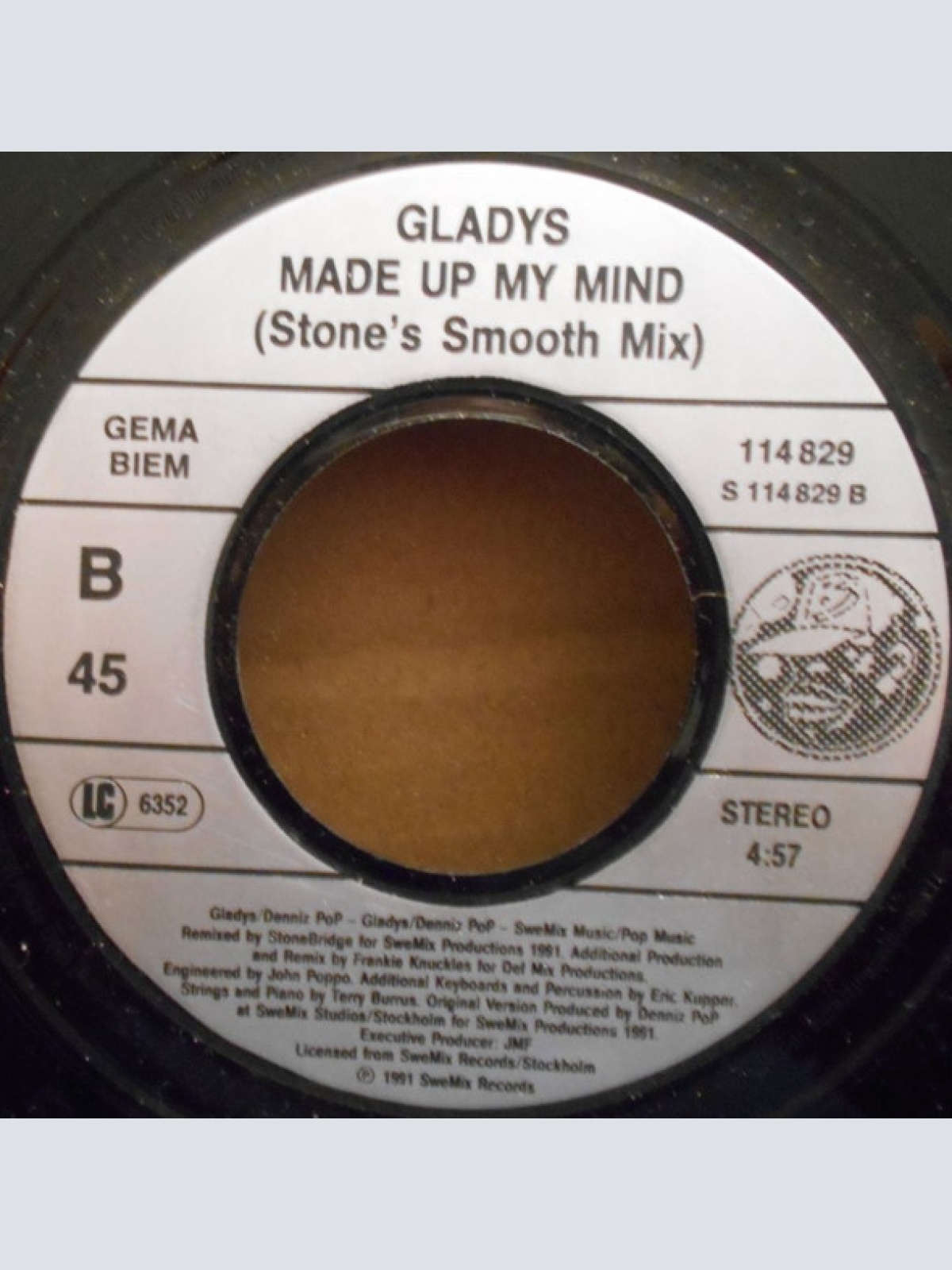 Vinyl / Gladys - Made Up My Mind
