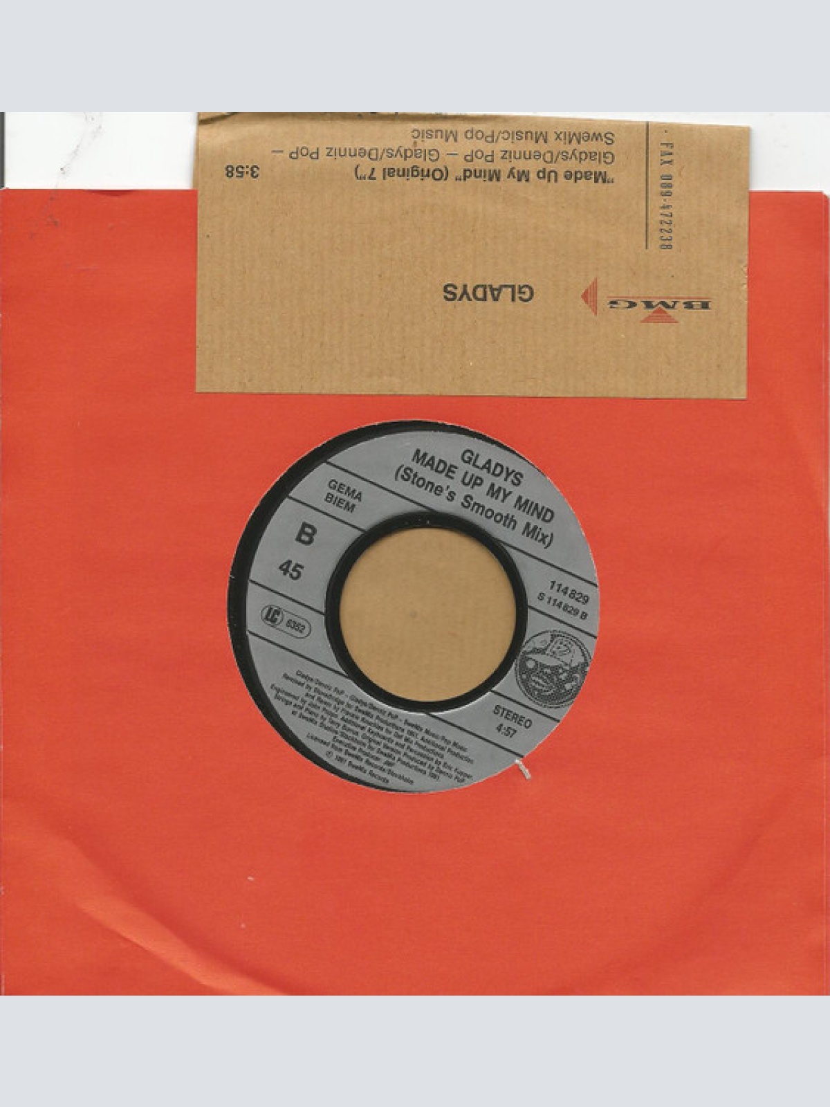 Vinyl / Gladys - Made Up My Mind