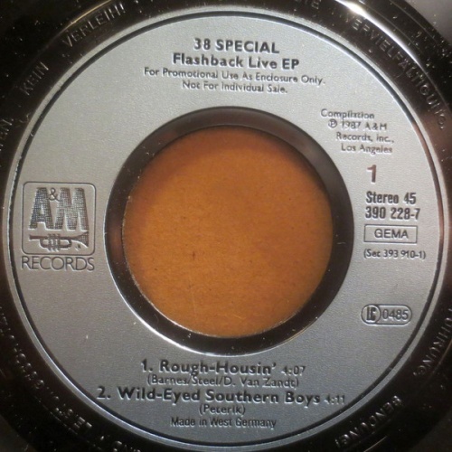 Vinyl / 38 Special (2) - Flashback Live EP