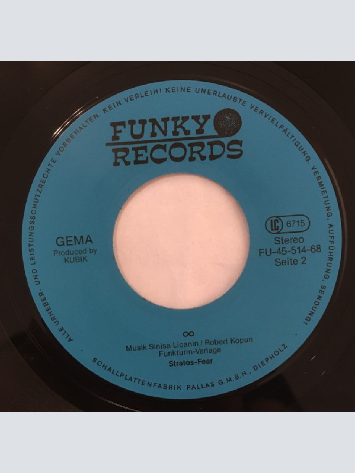 Vinyl / Stratos-Fear - For S.