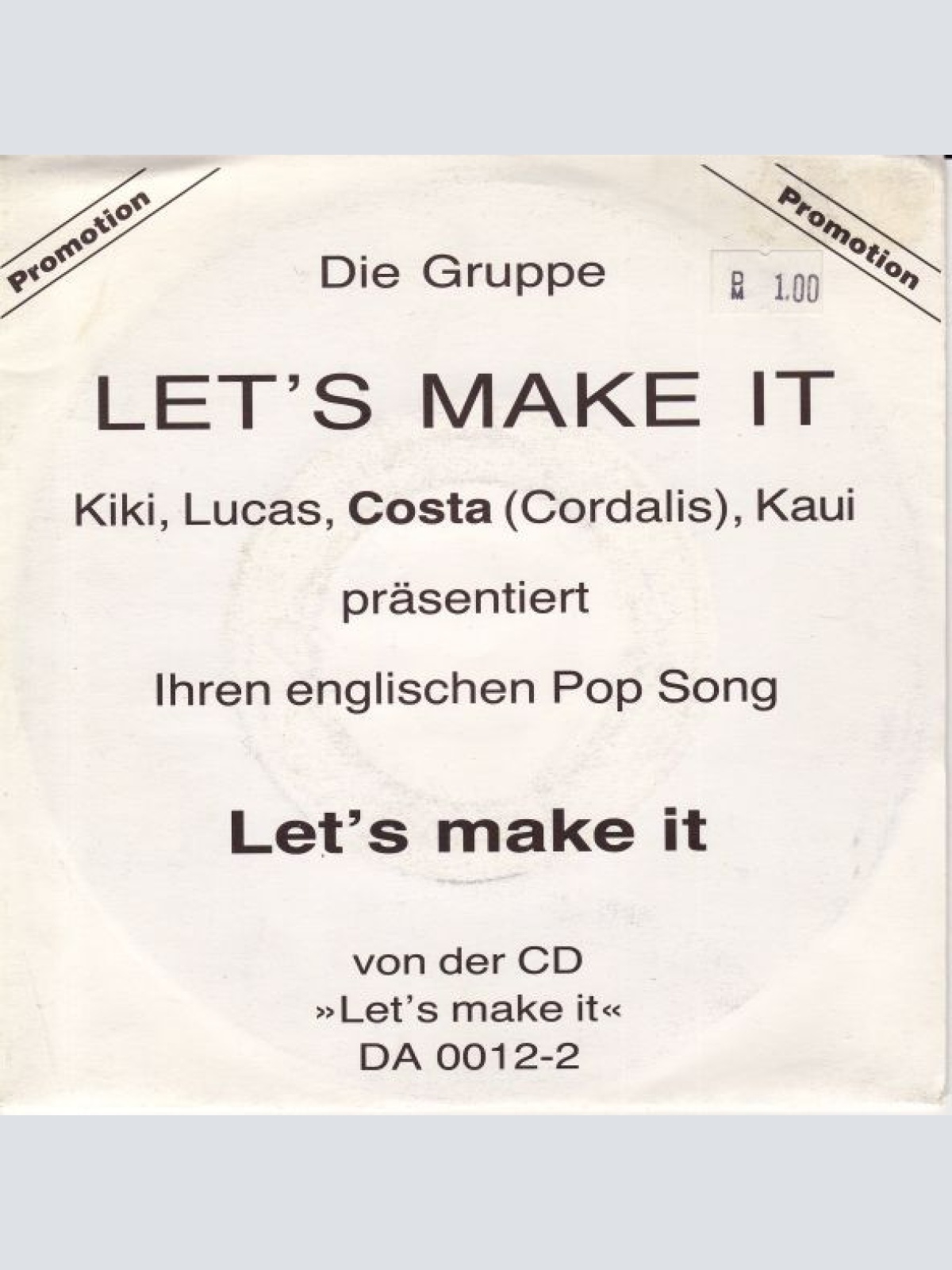 Vinyl / Let's Make It - Let's Make It