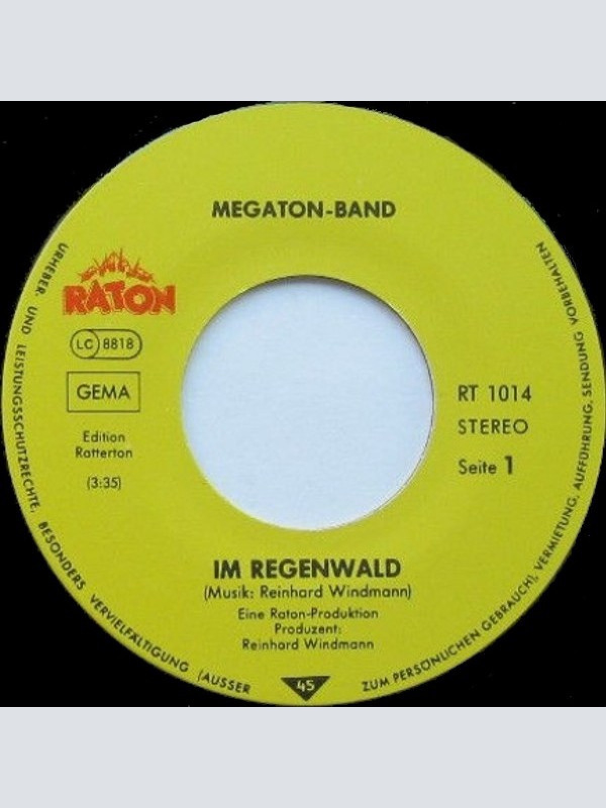 Vinyl / Megaton-Band - Im Regenwald