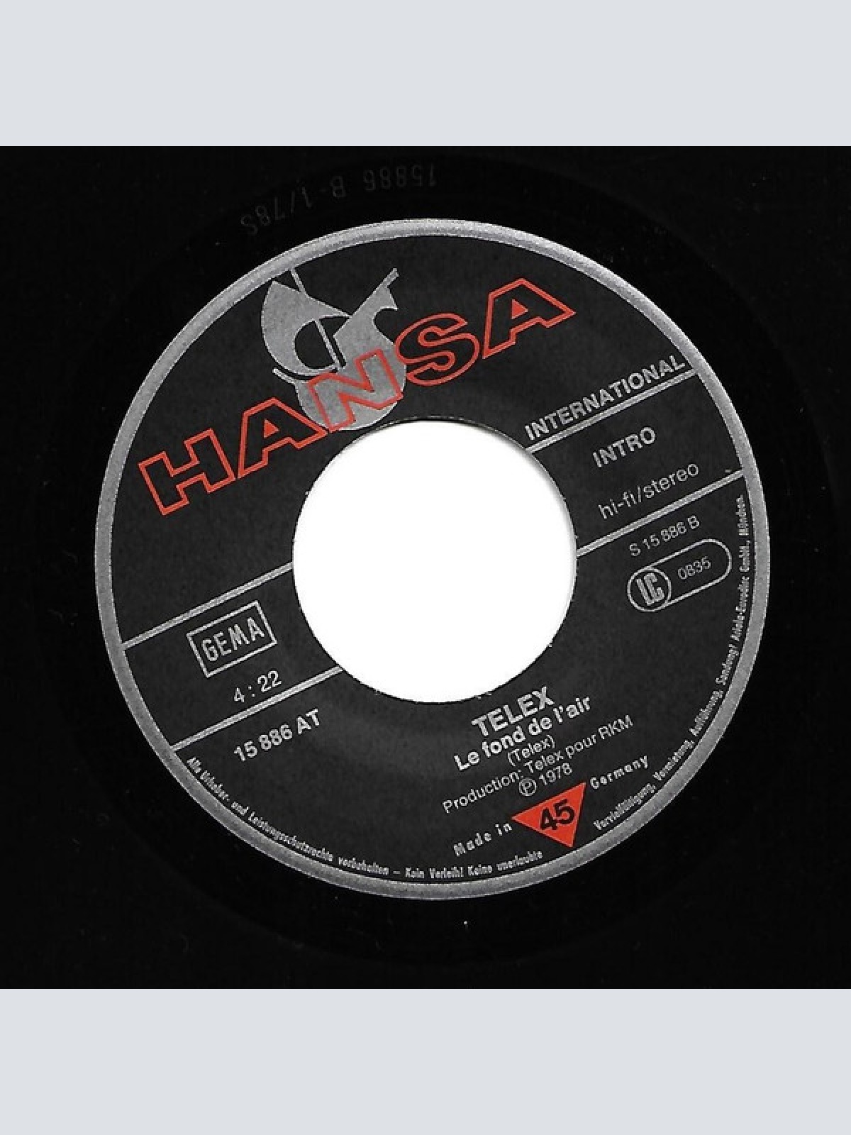 Vinyl / Telex - Twist A Saint Tropez