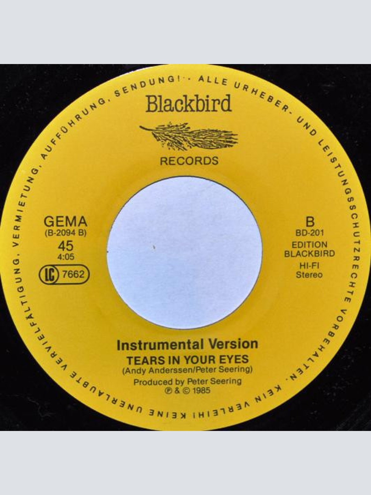 Vinyl / Jesse Cole - Tears In Your Eyes