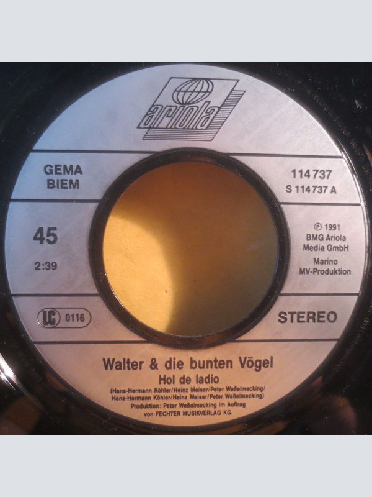 Vinyl / Walter & Die Bunten Vögel - Hol De Ladio