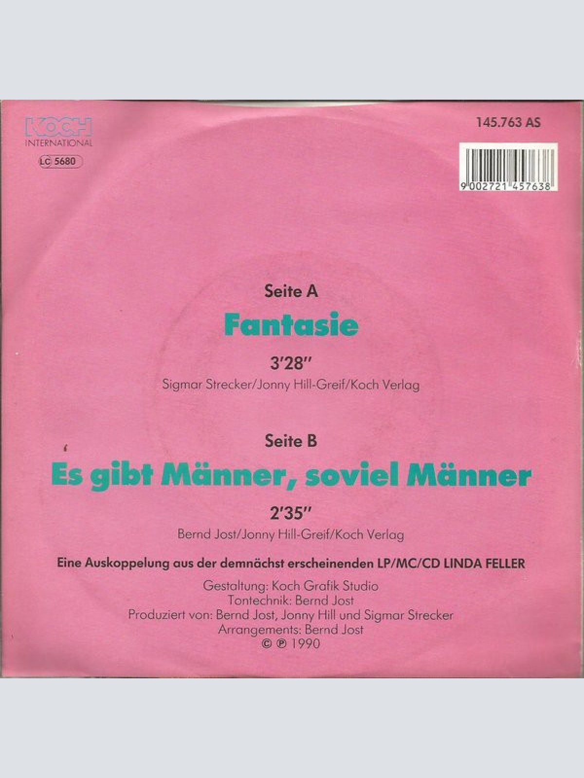 Vinyl / Linda Feller - Fantasie