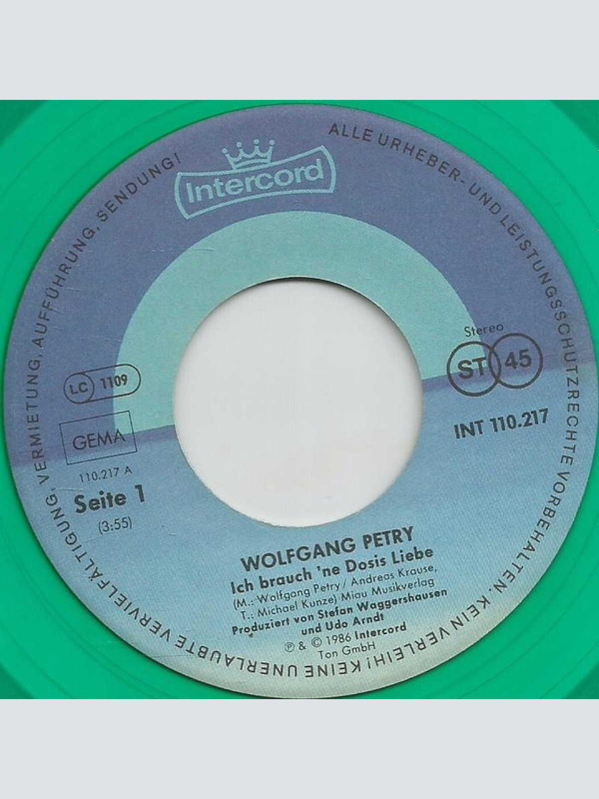 Vinyl / Wolfgang Petry - Ich Brauch' 'ne Dosis Liebe