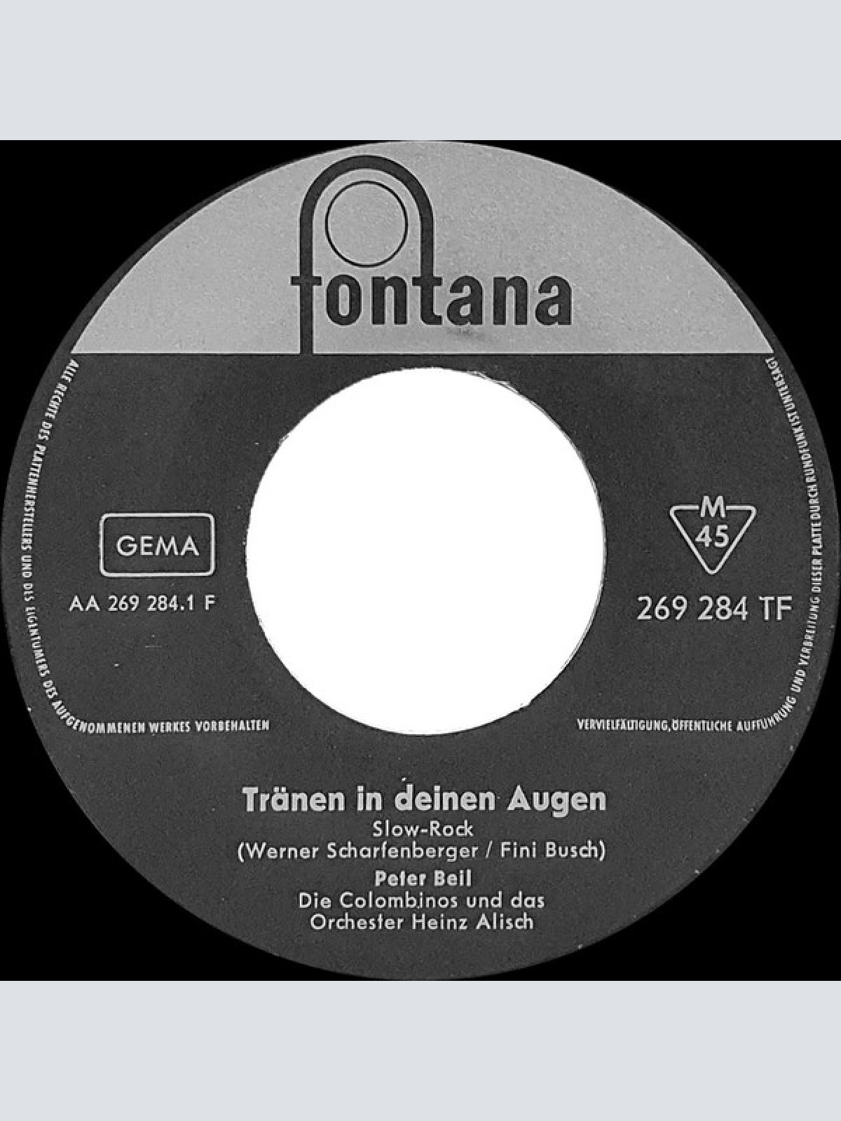 Vinyl / Peter Beil - Tränen In Deinen Augen / Corinna, Corinna
