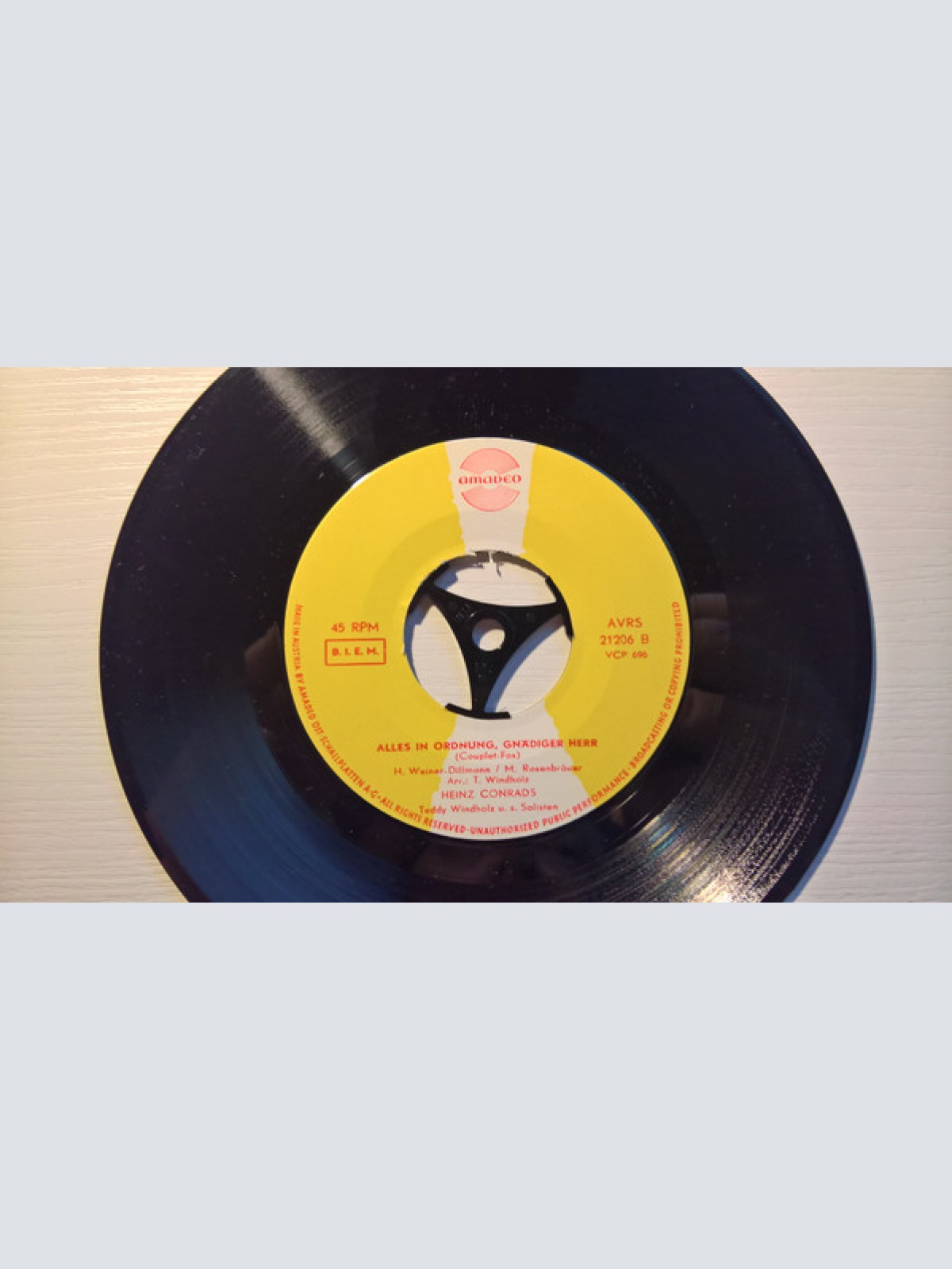 Vinyl / Heinz Conrads - Das Hat Schon Der Alte Novotny G'sagt