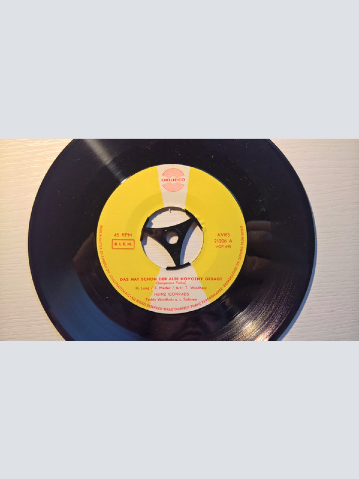 Vinyl / Heinz Conrads - Das Hat Schon Der Alte Novotny G'sagt