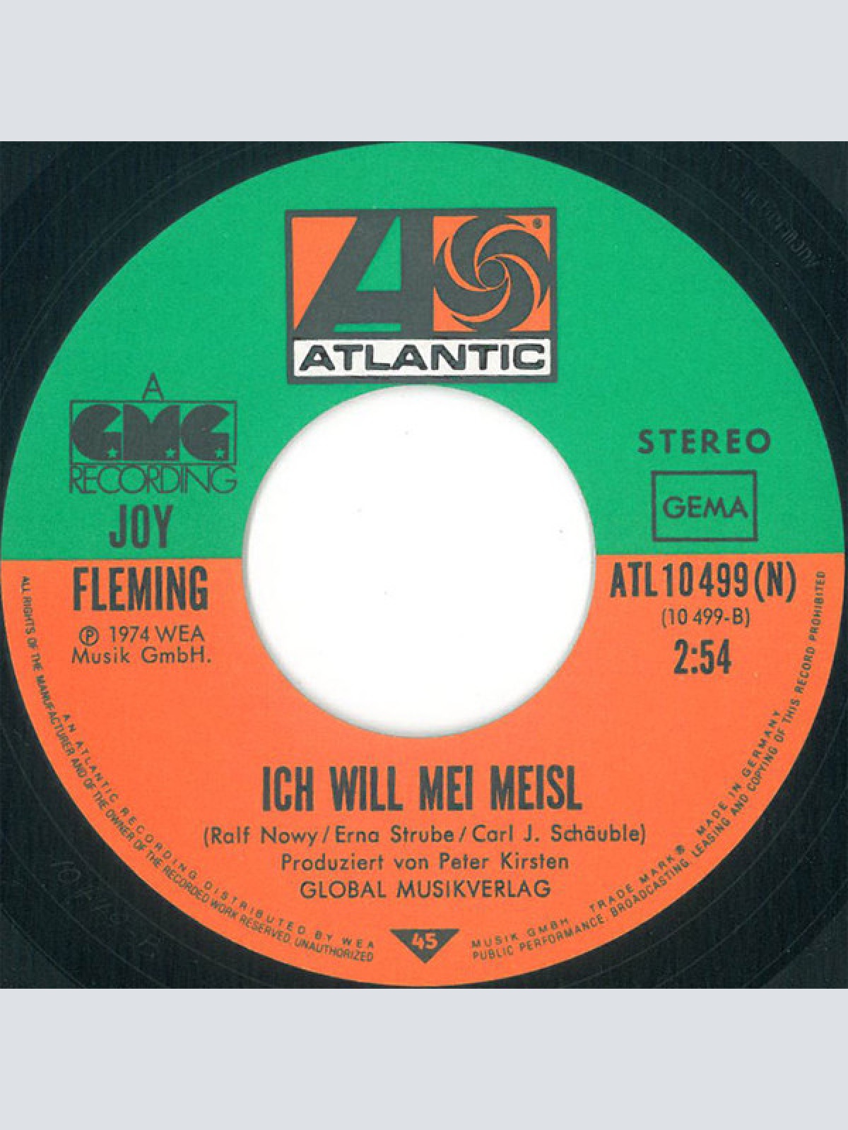 Vinyl / Joy Fleming - Kall, Oh Kall