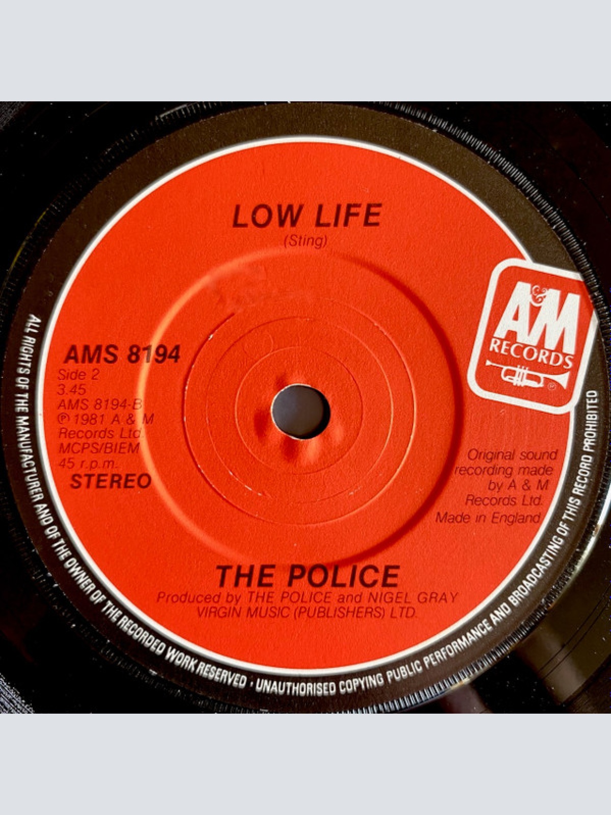 Vinyl / The Police - Spirits In The Material World