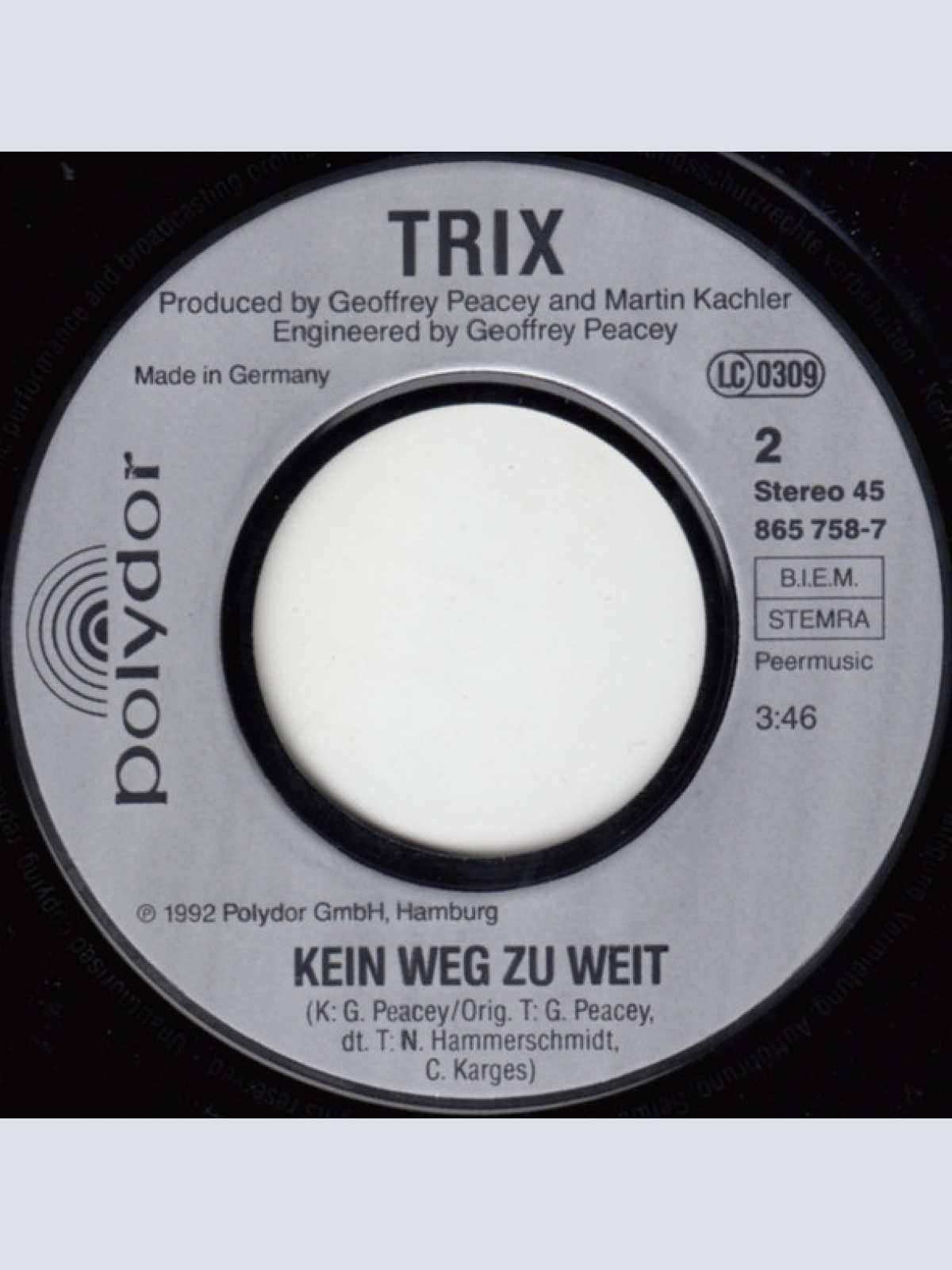 Vinyl / Trix (23) - Du Und Die Nacht